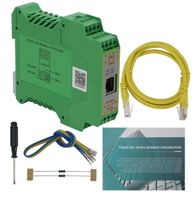 GCAN-205 Modbus TCP to CAN Bus Converter Module CANOPEN Bus Gateway - Image 1 of 4