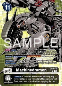 Machinedramon (Alternate Art) EX10-035 R Sinister Order NM - Picture 1 of 1