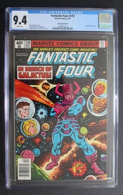 Fantastic Four #210 John Byrne 1979 GALACTUS & 2nd HERBIE the ROBOT MCU CGC 9.4 - Image 1 of 2