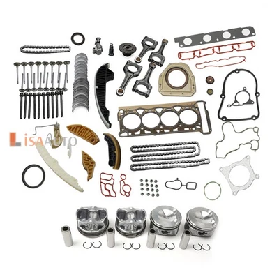 Engine Overhaul Rebuild Kit Φ82.5mm Piston Fit For VW Passat Audi A3 A4 A5 2.0T Foto 1 de 4