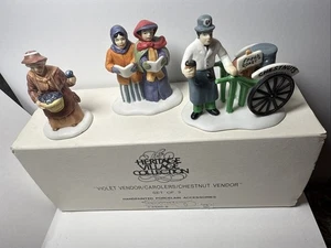 Department 56 Heritage Village VIOLET VENDER, CAROLERS & CHESTNUT VENDOR 5580-8 - Bild 1 von 9