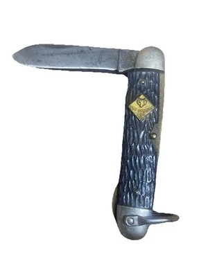 Vintage Cub Scout BSA Camillus New York Official Boy Scout Pocket Knife *Rust* - Image 1 of 4