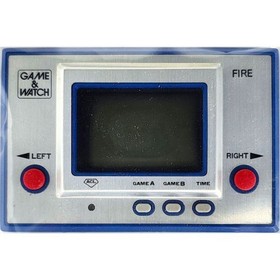 Nintendo GAME & WATCH FIRE Silver