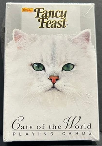 Fancy Feast Cats of the World Playing Cards Friskies Promo New Sealed Vintage - Picture 1 of 8