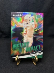 2024 PANINI PRIZM DRAFT QUINN EWERS INSTANT IMPACT GREEN ROOKIE TEXAS SP - Picture 1 of 3
