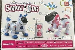 Remote Control Smart Dog Blue Infrared Early Education Poem Learn And Play - Picture 1 of 23
