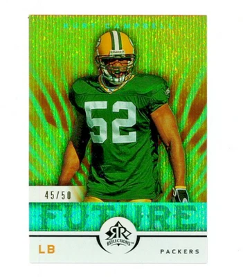 2005 Reflections GOLD Future Kurt Campbell RC SP #'d /50 Green Bay Packers! 🔥🔥 - Image 1 of 2