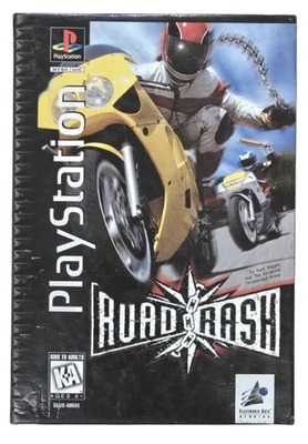 Road Rash 1 (PlayStation 1 PS1) Long Box Complete w/ Manual Disc NM Tested! 1995 - Image 1 of 3