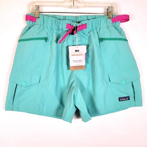 Pantaloncini donna Patagonia outdoor tutti i giorni taglia media verde escursionismo estate spiaggia - Foto 1 di 9