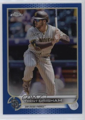 2022 Topps Chrome Blue Refractor /150 Trent Grisham #175 - Image 1 of 2