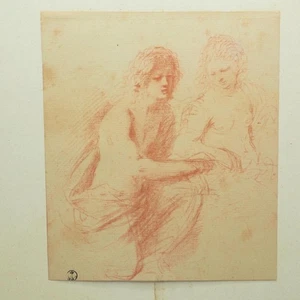 Antike Lithographie Leo S Olschki Firenze Giovanni Francesco Barbieri Kunstdruck - Bild 1 von 5