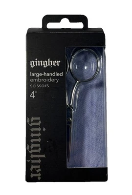 Gingher 4" Large Handle Embroidery Scissors, Needlework, Cross Stitch  - Image 1 of 2