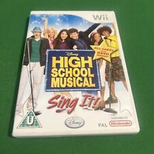 Disney High School Musical: Sing It! (Nintendo Wii 2007) 