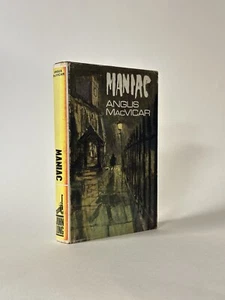 Maniac, Angus MacVicar. 1969 1st Edition Crime Thriller. Rare - Picture 1 of 5
