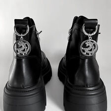 Retro Punk Chinese Dragon Martin Boot Shoes Buckles Decoration Shoes Accesso  ZT