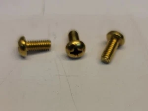 8-32 × 3/8" Round Head Brass Phillips Machine Screws 500pcs - Picture 1 of 1