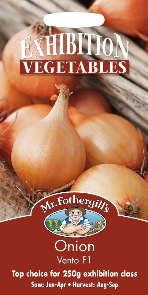 Mr Fothergills - Pictorial Packet - Vegetable - Onion Vento F1 - 100 Seeds - Image 1 of 1
