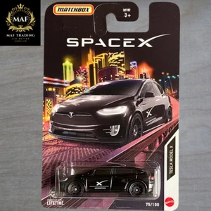 Matchbox Tesla Model X Black Space X #75 Mainline 2024 Case L | New EV - Bild 1 von 2