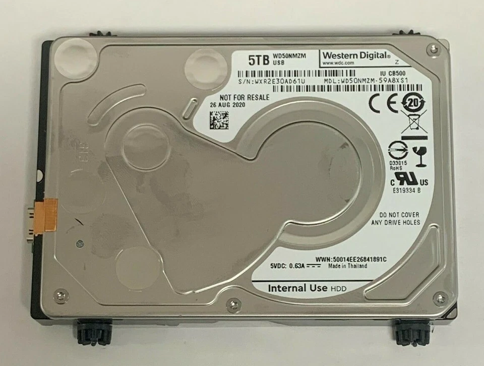Western Digital WD WD50NMZM-59A8XS1 5TB 2.5" USB-C HDD 50014EE26841891C - Image 1 of 1