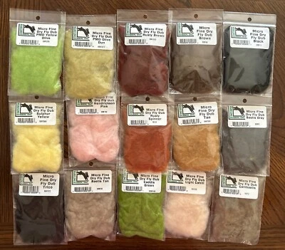 HARELINE DUBBIN, INC. Micro Fine Dry Fly Dubbing - Hareline