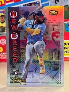 2024 Topps Archives Nueva Raza Junior Caminero RC Tampa Bay Rays 99NB-14 - Imagen 1 de 1