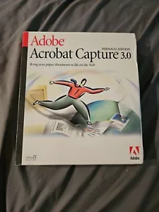 Brand New Adobe Acrobat Capture 3.0 Personal Edition Factory Sealed - Picture 1 of 4