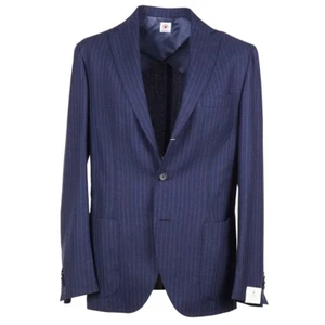 Luigi Borrelli Soft-Constructed Lightweight Flannel Wool-Cashmere Suit 42R NWT - Picture 1 of 12
