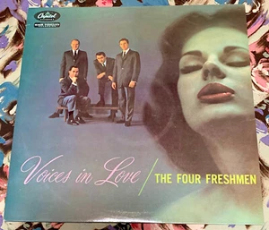 THE FOUR FRESHMEN-Voices In Love Holland pressing Reissue LP - Imagen 1 de 4