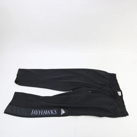 Kansas Jayhawks adidas Athletic Pants Men's Black New Cover