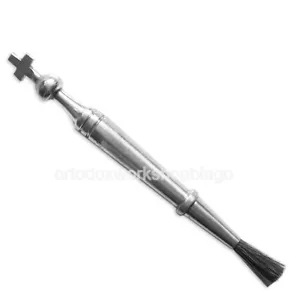 Cepillo de unción ortodoxo Striuchtsa 3,54" ébonita - Imagen 1 de 6