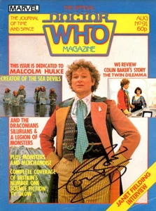Doctor Who Magazine DWM Issue 91 - Signed by COLIN BAKER - Picture 1 of 1