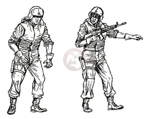 CMK 1/35 Fuerzas Especiales de EE. UU. para UH-60 Black Hawk (2 figuras) F35197 - Imagen 1 de 1