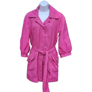 Apostrophe trench Coat Mid Length Jacket Water Resistant Fit & Flare Womens Med - Picture 1 of 10