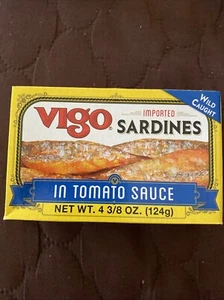 Vigo Imported Sardines, 4.3/8 Ounce Cans In Tomato sauce (Pack of 10) - Picture 1 of 1