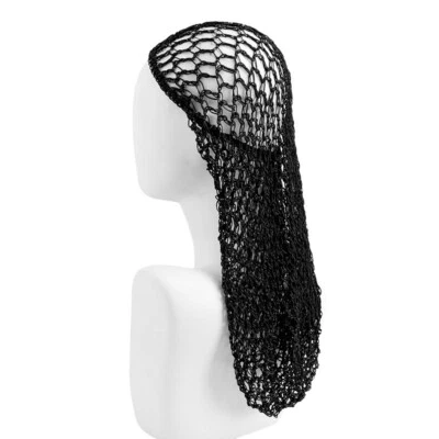 Womens Mesh Hair Net Crochet Fish Cap Snood Nightcap Sleeping Hat Cover Turban↔ - Image 1 of 4