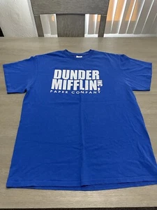 Camiseta con logotipo de The Office Show GRANDE Blue Dunder Mifflin Paper Company - Imagen 1 de 7