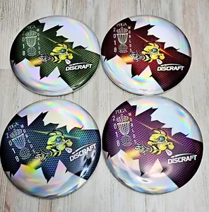 Full Set Discraft Full Foil Buzzz RARE 2018 AM Worlds PDGA Disc Golf Discs Colle - Picture 1 of 11