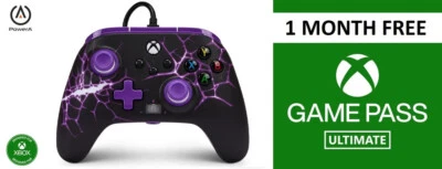 Controlador con cable mejorado PowerA *EDICIÓN MAGMA PÚRPURA* (XBOX One / Serie X|S) Foto 1 de 4