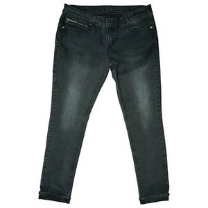 Levis Damen Jeans 7/8 Hose stretch Slim Leg mid Rise Zip 42 XL W32 L28 used grau - Bild 1 von 5