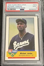 1994 Fleer ProCards MICHAEL JORDAN PSA 9 MINT #633 Birmingham Barons
