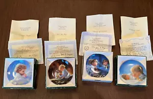 4 Pemberton & Oakes, Donald Zolan Mini 3.25" Plates. All 1992 Boxes & COAs. - Picture 1 of 12
