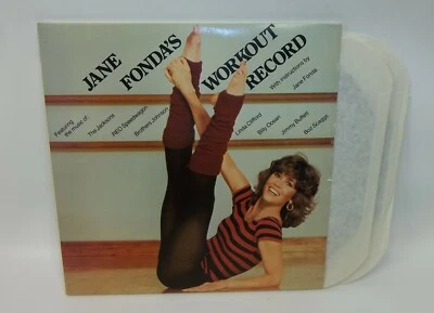 Jane Fonda Workout Record Double Vinyl LP Albums - Image 1 of 3