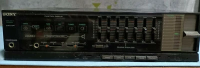 Sony Ta-v50 Amplificatore Con Equalizzatore Grafico TESTATO FUNZIONANTE vintage - Immagine 1 di 4