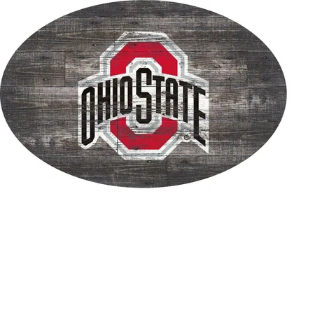 Ohio State Wall Art Wood Plaque 46" Distressed Wood Sign NEW Cover