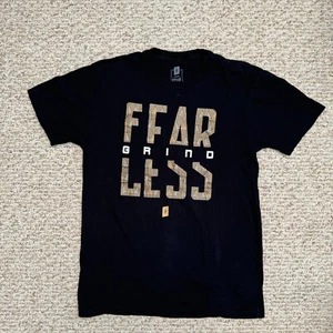 md Fearless Grind T Shirt Tee Black Medium - Picture 1 of 6