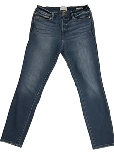 Telaio Le High skinny con finiture in pelle nera 28 Pristine - Foto 1 di 5