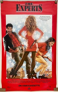 DIE EXPERTEN ROLLTEN ORIGINAL VHS BETA VIDEO FILM POSTER ZEICHNETE STRUZAN ART (1989) - Bild 1 von 2