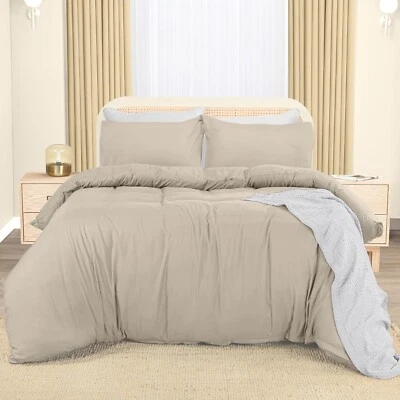 Luxury Duvet Quilt Covers Bedding Sets with Pillowcases Twin Full Queen King Siz - Image 1 of 4