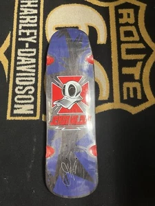 Signed Thank You Tony Hawk Spoof Chicken Skull Skateboard Deck Limited - Picture 1 of 6