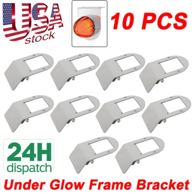 10*For Truck Universal Watermelon Light Under Glow Frame Bracket Stainless Steel - Image 1 of 4